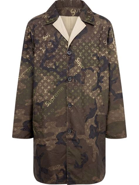 x Louis Vuitton reversible trench coat 